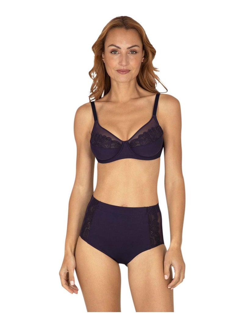 Soutien-gorge à armatures WELL ALLURE Bleu nuit - Kiabi