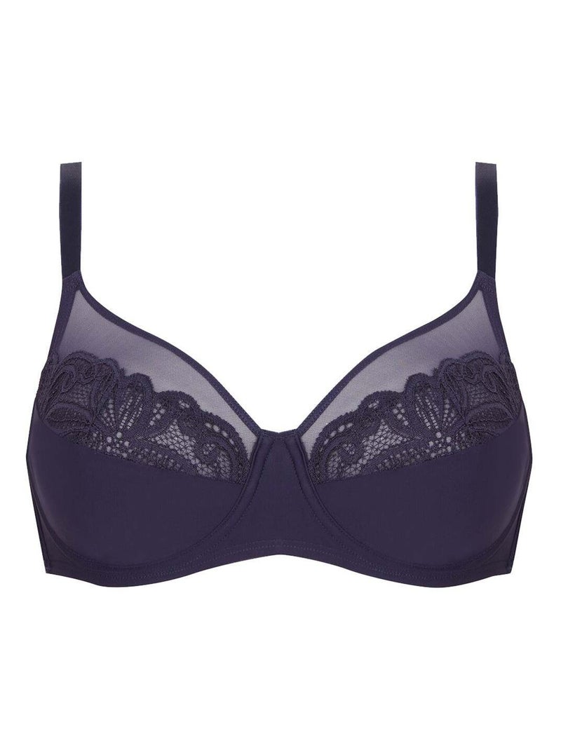 Soutien-gorge à armatures WELL ALLURE Bleu nuit - Kiabi
