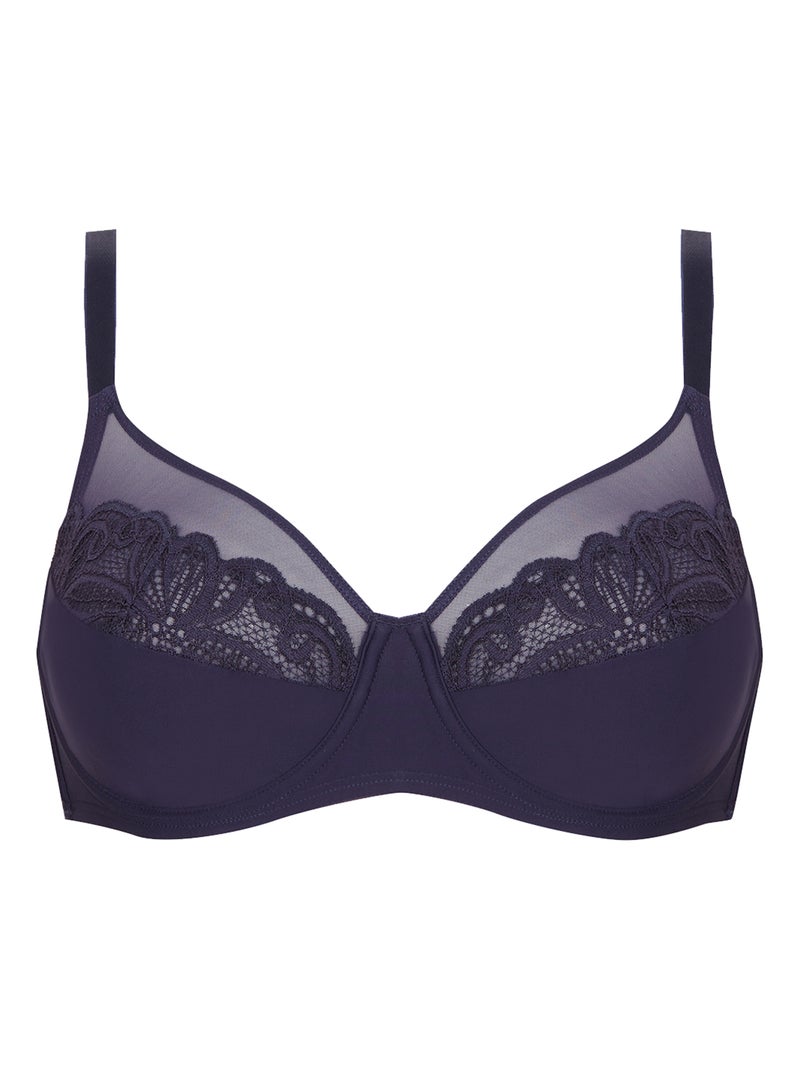 Soutien-gorge à armatures WELL ALLURE Bleu nuit - Kiabi
