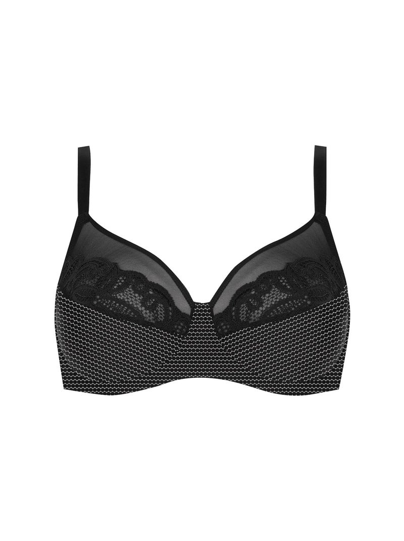 Soutien-gorge à armatures WELL ALLURE Noir Blanc - Kiabi