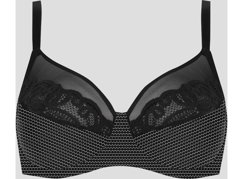 Soutien-gorge à armatures WELL ALLURE Noir Blanc - Kiabi