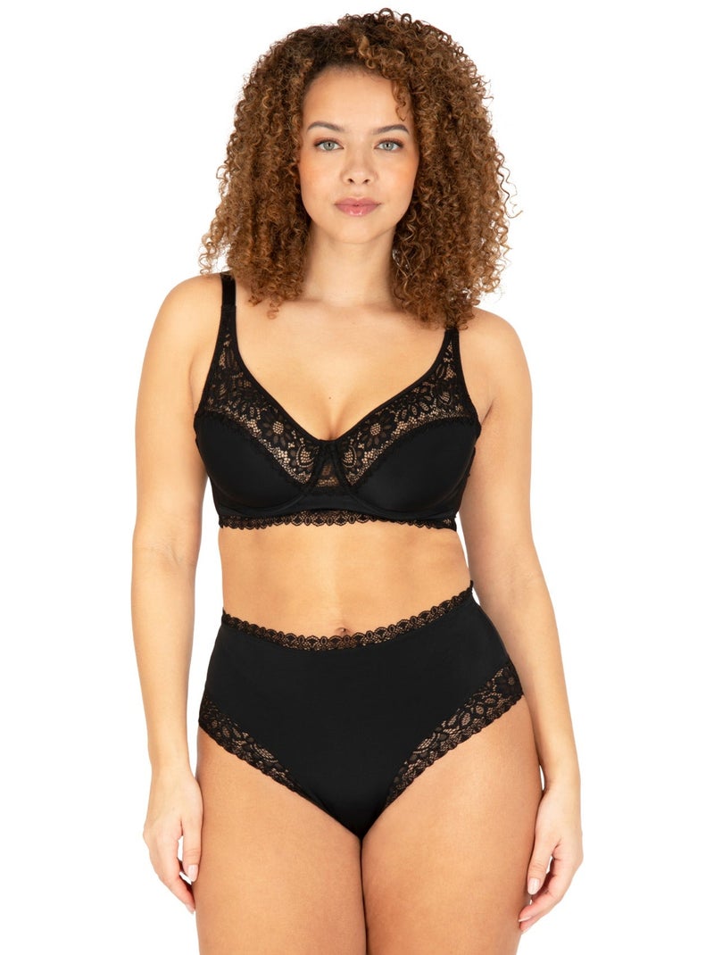 Soutien-gorge à armatures WELL ALLURE Noir - Kiabi