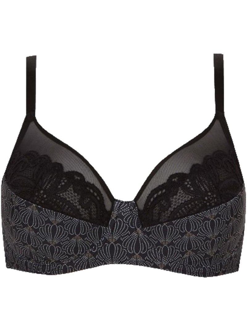 Soutien-gorge à armatures WELL ALLURE Noir Gris - Kiabi
