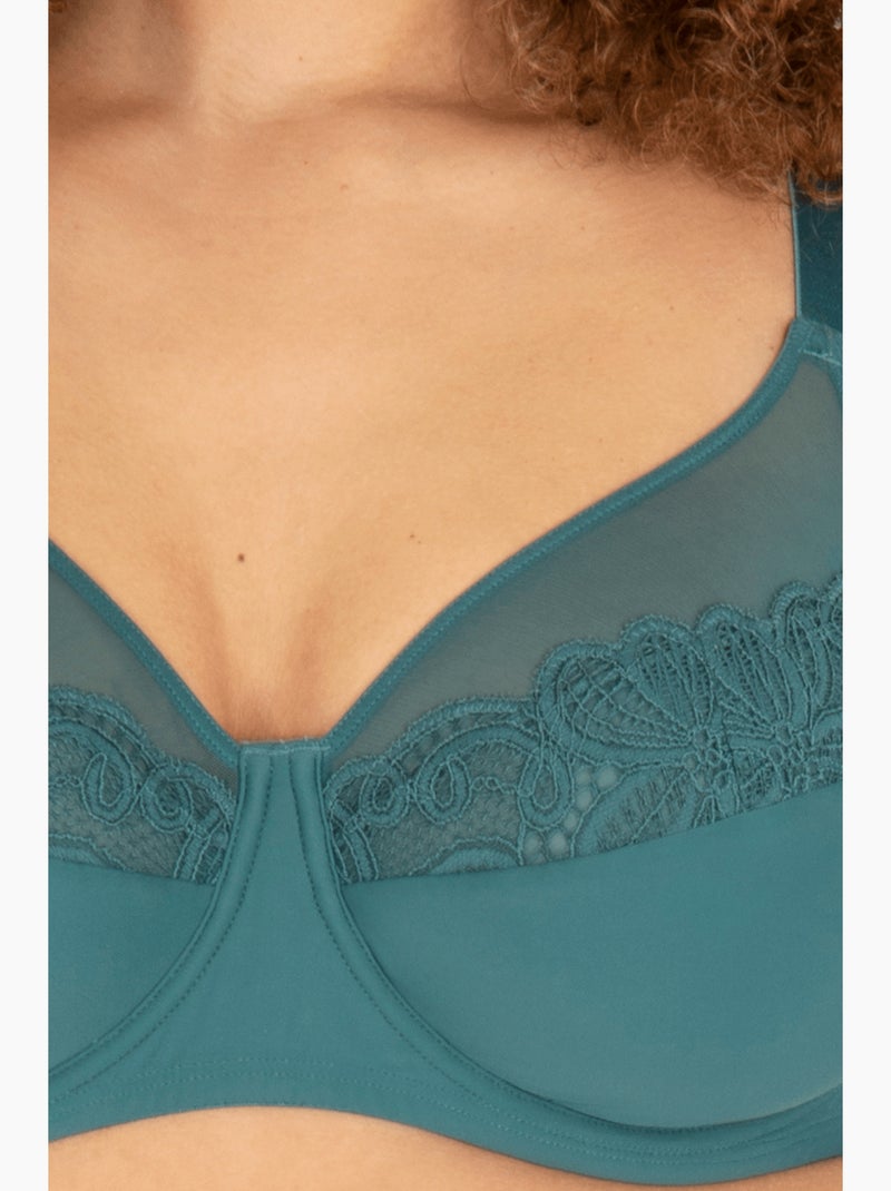 Soutien-gorge à armatures well allure Vert - Kiabi