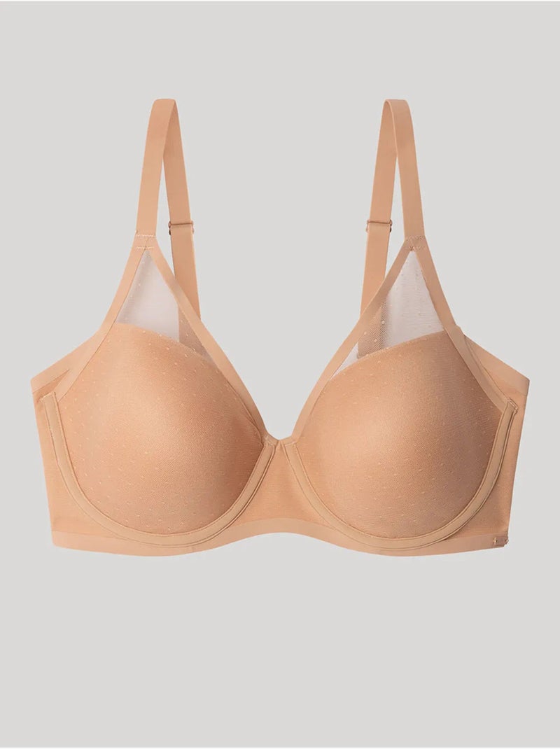 Soutien-gorge à capacité réducteur de dos Rose - Kiabi