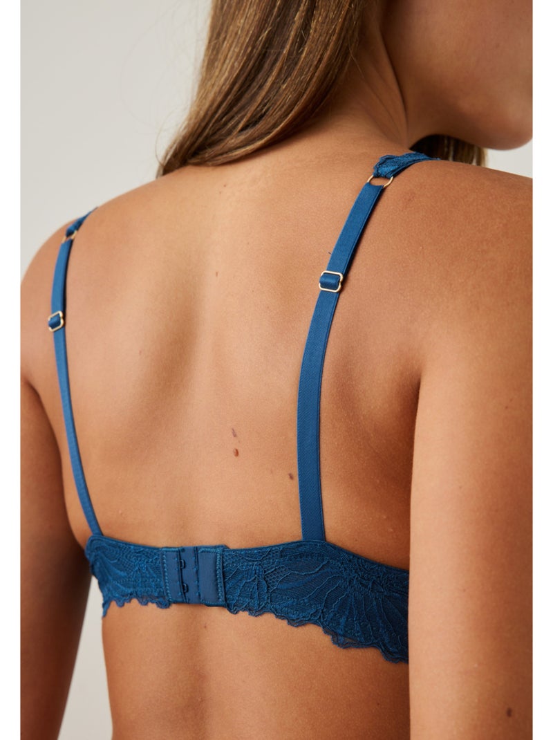Soutien-gorge à coques alizée Bleu - Kiabi