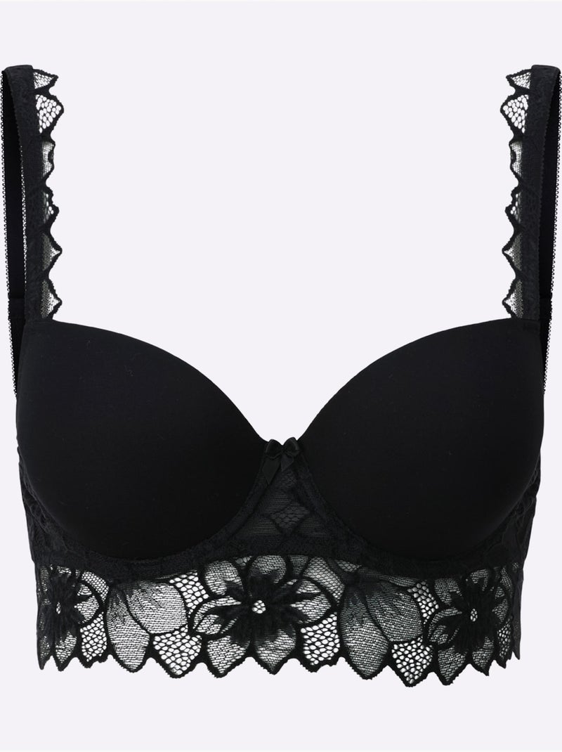 Soutien-gorge à Coques Avec Armatures - Witt Noir - Kiabi