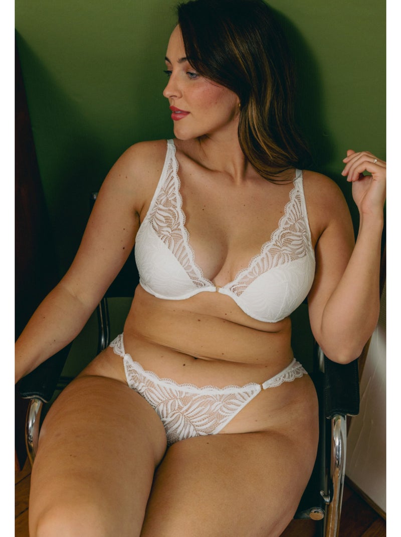Soutien-gorge à coques Ayat Blanc - Kiabi