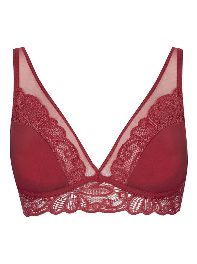 Soutien-gorge à coques DENTELLE ENVOÛTANTE Rouge - Kiabi