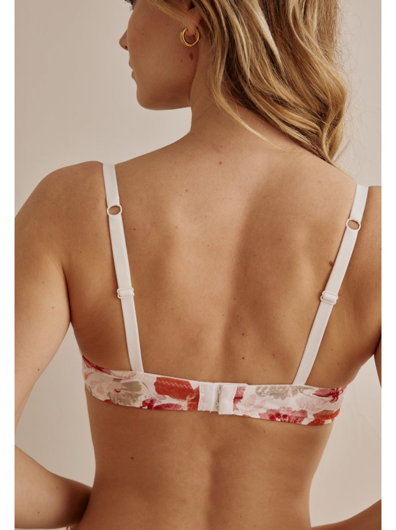 Soutien-gorge à coques Diva Blanc / Rose / Beige - Kiabi
