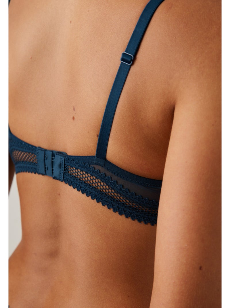 Soutien-gorge à coques elie Bleu - Kiabi