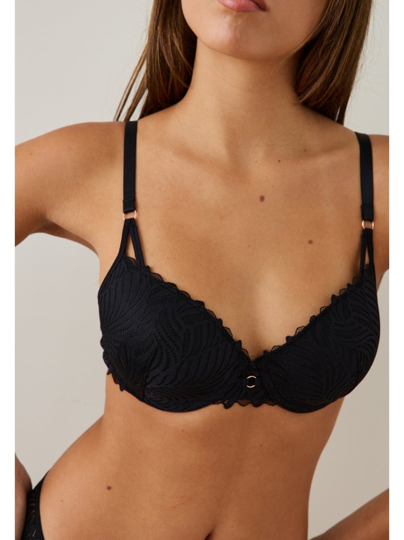 Soutien-gorge à coques emmanuelle Noir - Kiabi