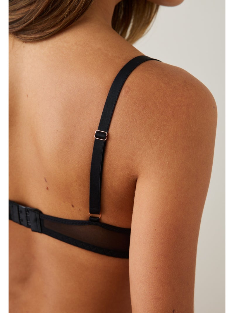 Soutien-gorge à coques emmanuelle Noir - Kiabi
