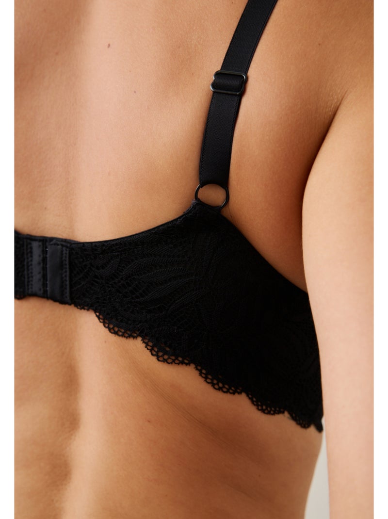 Soutien-gorge à coques fines méline Noir - Kiabi