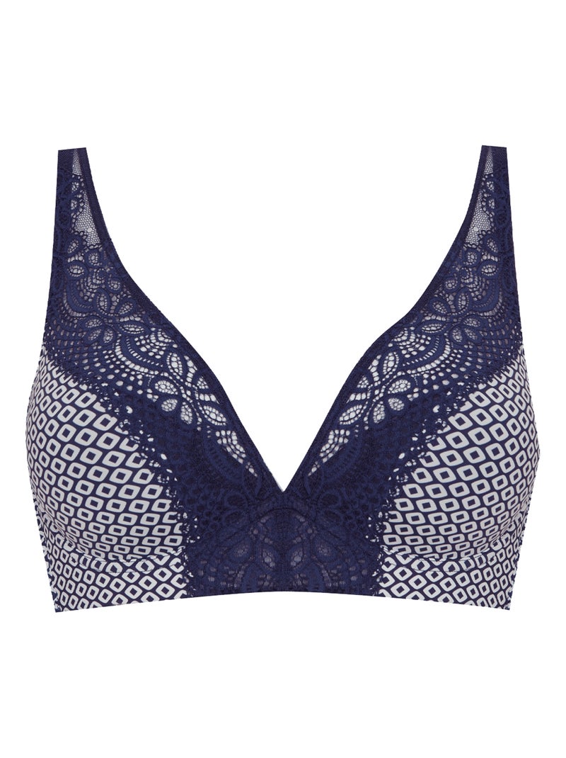 Soutien-gorge à coques L'IRRÉSISTIBLE Bleu Blanc - Kiabi