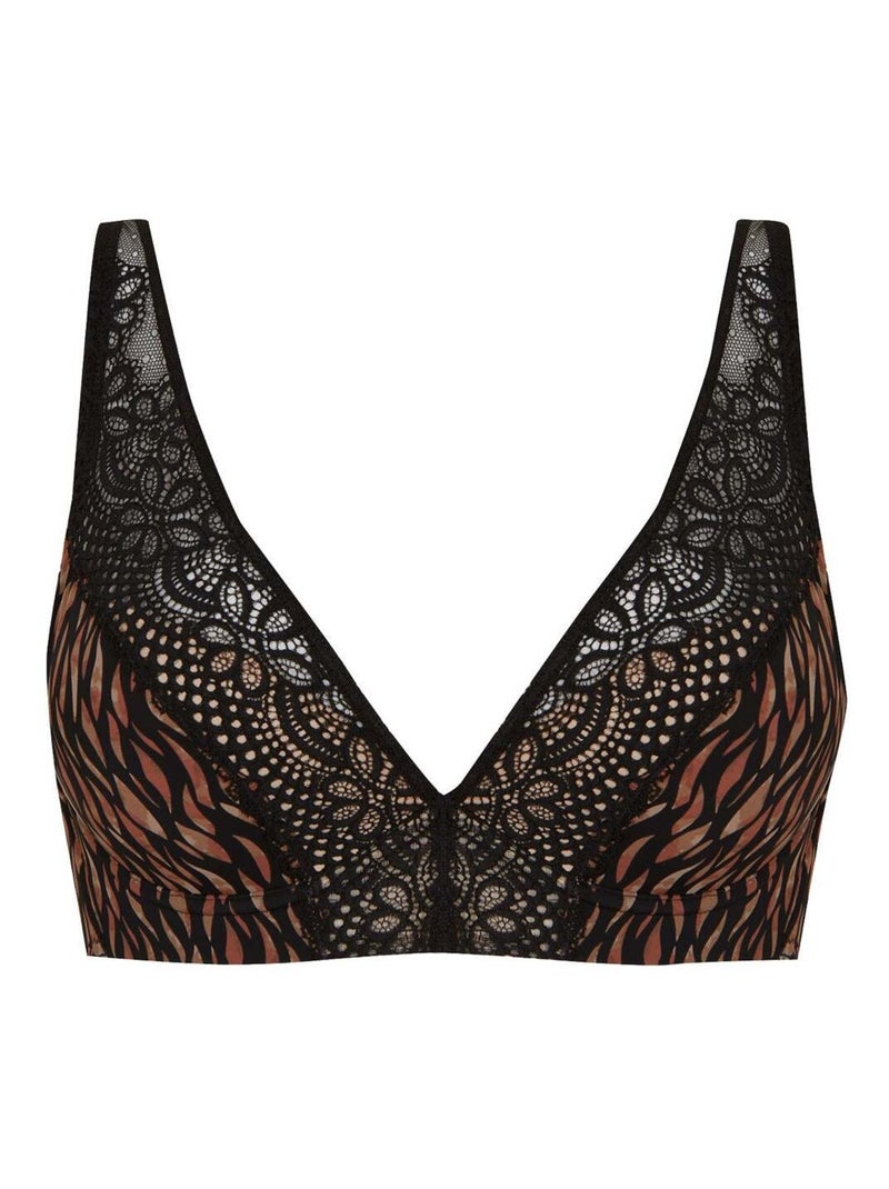 Soutien-gorge à coques L'IRRÉSISTIBLE Camel/Multicolore - Kiabi