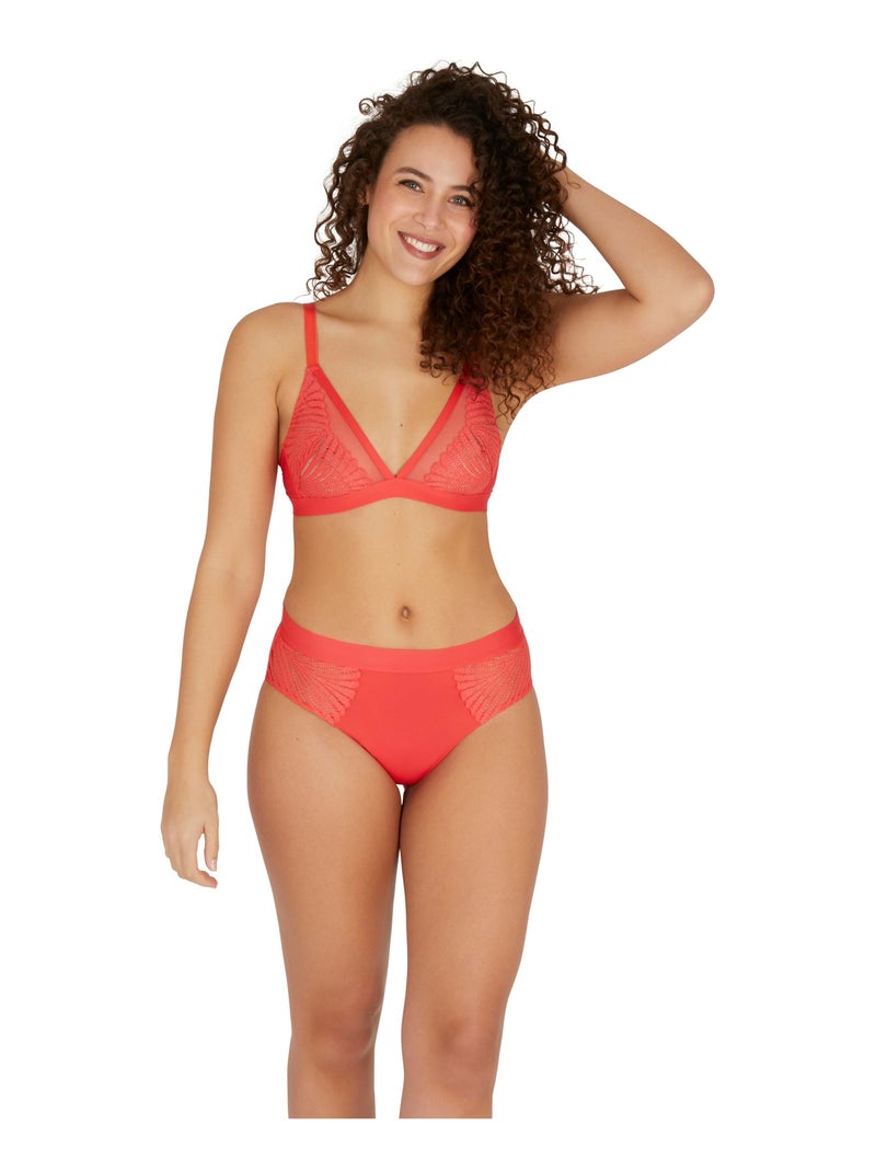 Soutien-gorge à coques L'IRRÉSISTIBLE Corail - Kiabi