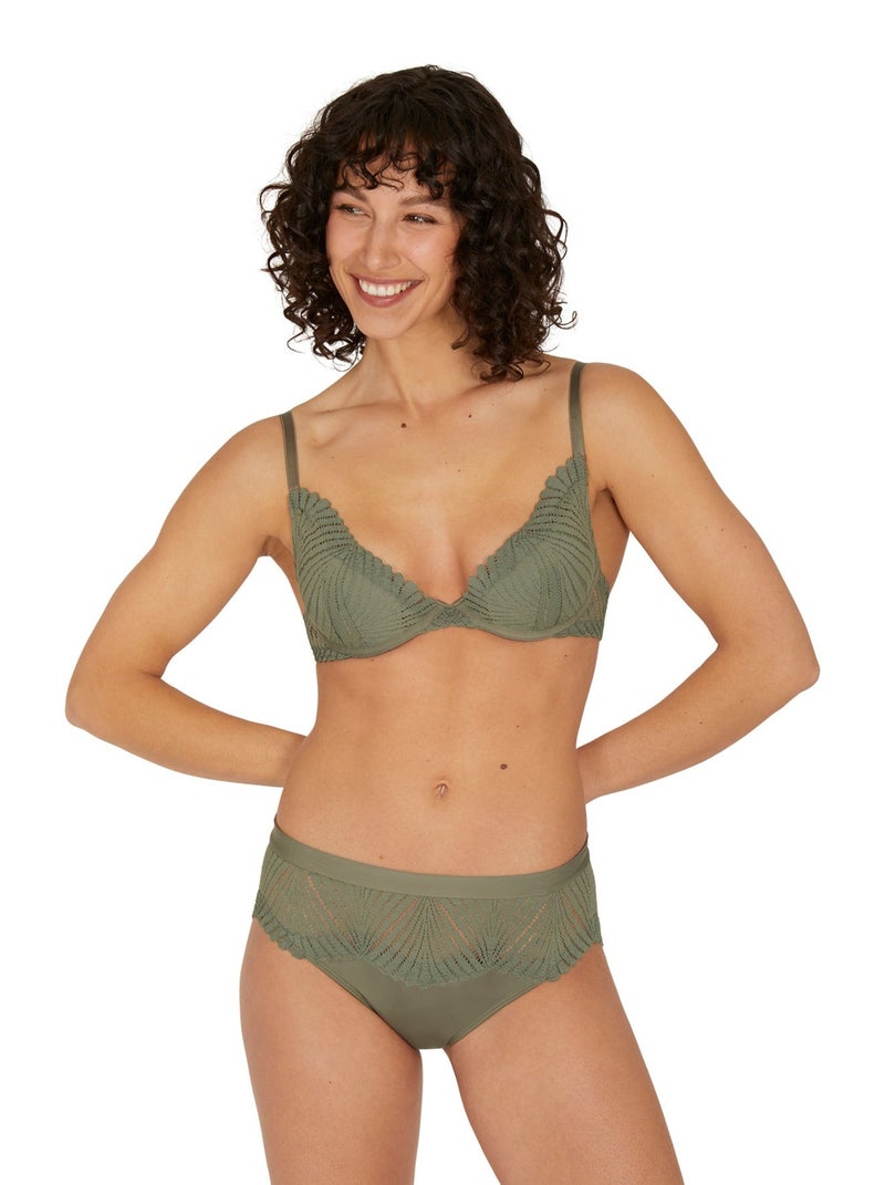 Soutien-gorge à coques MUSE Kaki - Kiabi