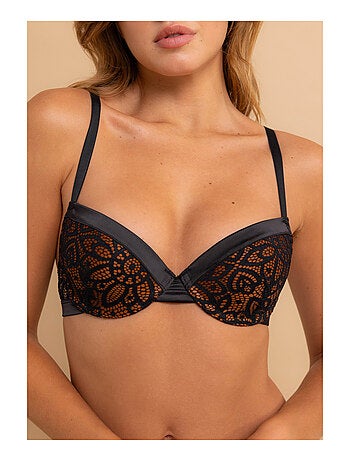Soutien-gorge à coques noisette Talia