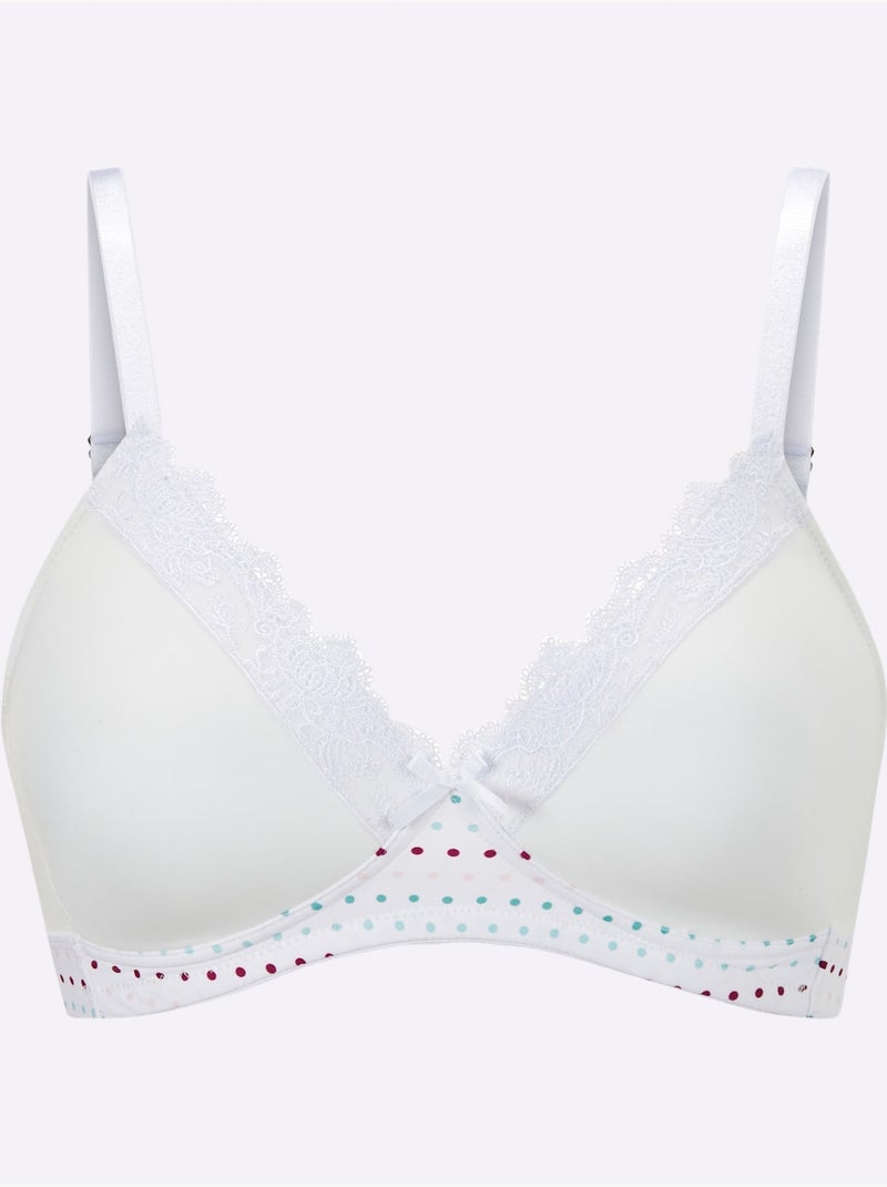 Soutien-gorge à Coques Sans Armatures - Witt Blanc - Kiabi