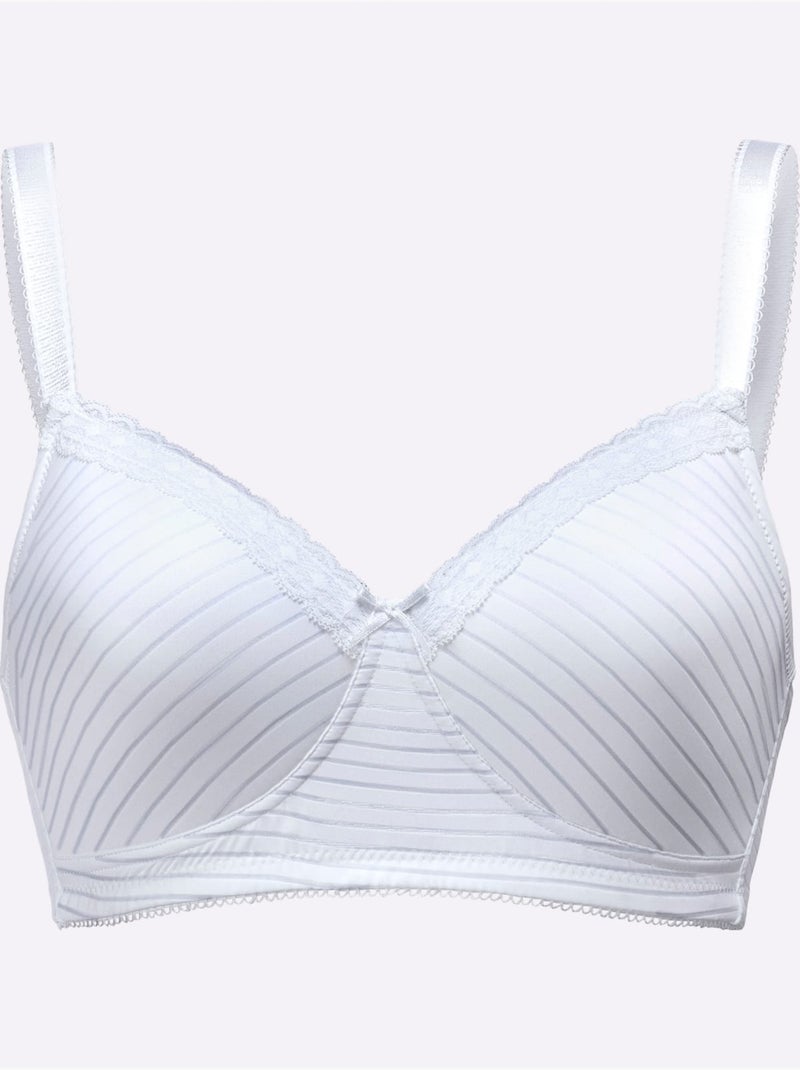 Soutien-gorge à Coques Sans Armatures - Witt Blanc - Kiabi