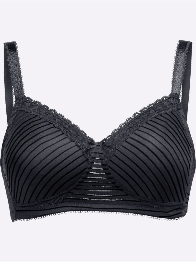 Soutien-gorge à Coques Sans Armatures - Witt Noir - Kiabi