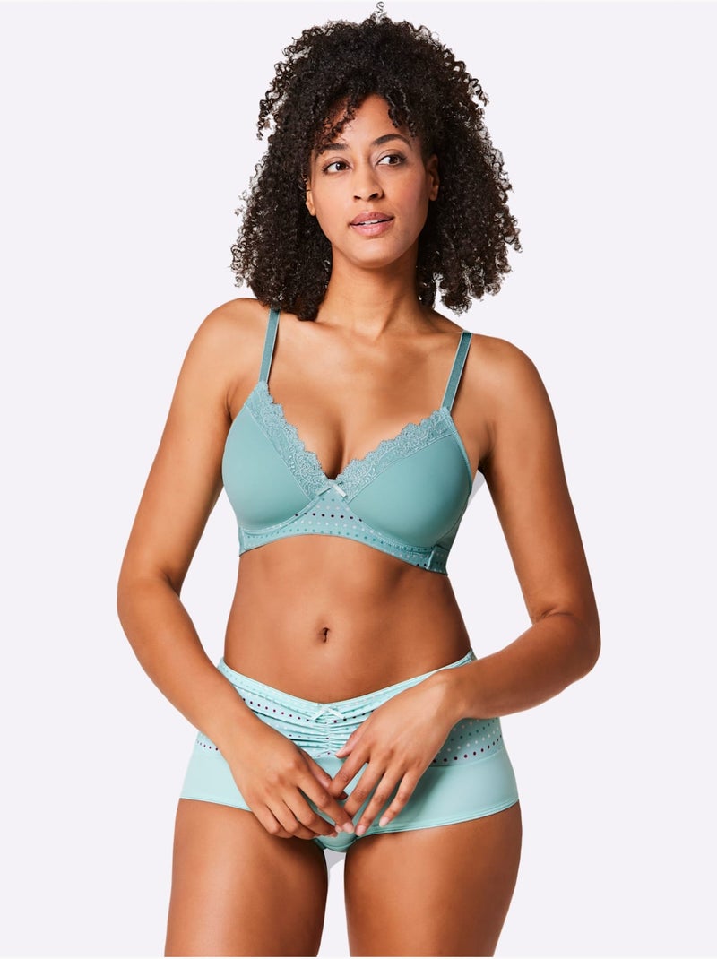 Soutien-gorge à Coques Sans Armatures - Witt Vert menthe - Kiabi