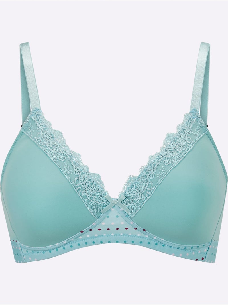 Soutien-gorge à Coques Sans Armatures - Witt Vert menthe - Kiabi