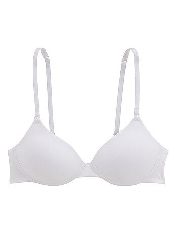 Soutien-gorge à coques sans armatures blanc Veliana