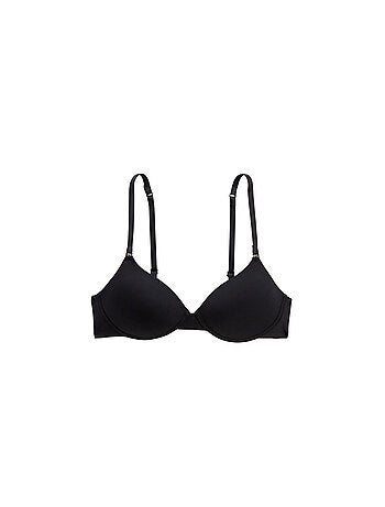 Soutien-gorge à coques sans armatures noir Veliana
