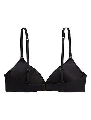 Soutien-gorge à coques sans armatures noir Veliana