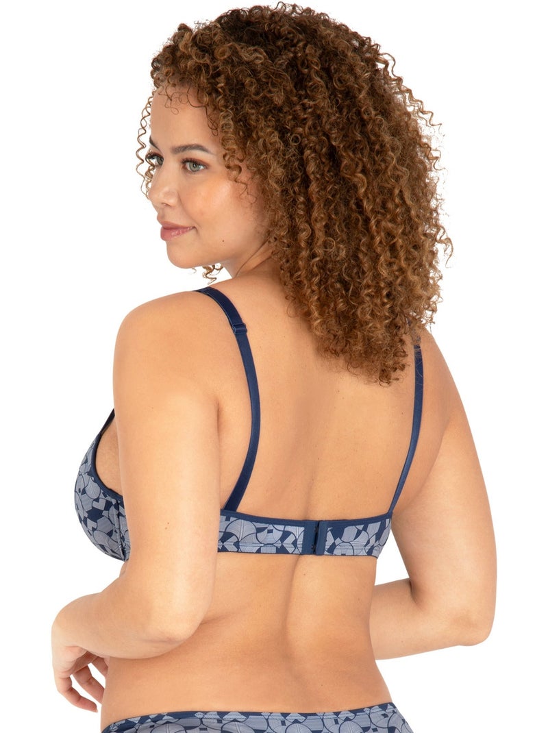 Soutien-gorge à coques TULLE DESIGN Bleu - Kiabi