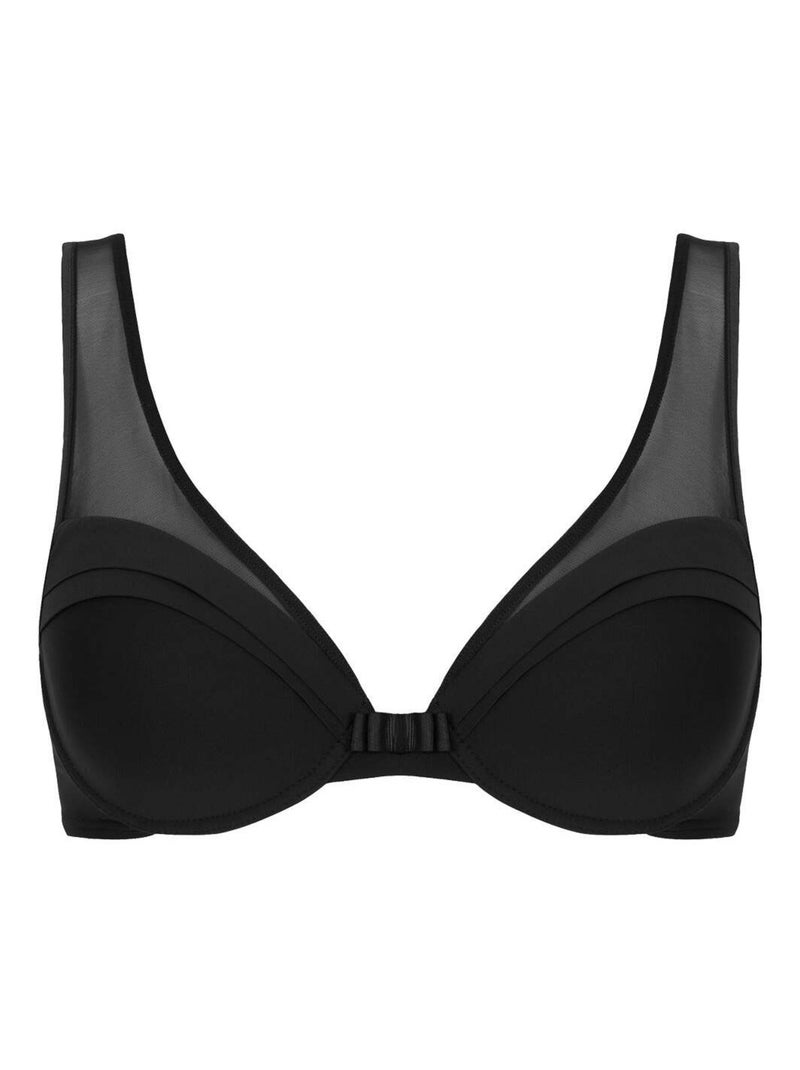 Soutien-gorge à coques TULLE DESIGN Noir - Kiabi