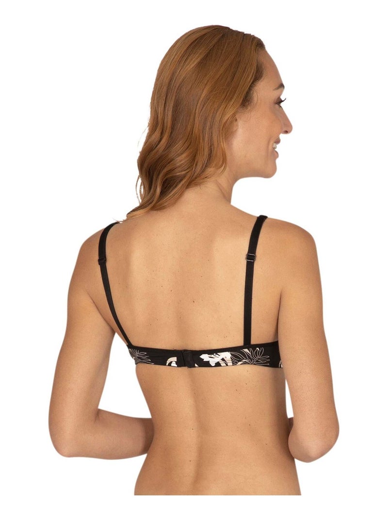 Soutien-gorge à coques TULLE DESIGN Noir Multicolore - Kiabi