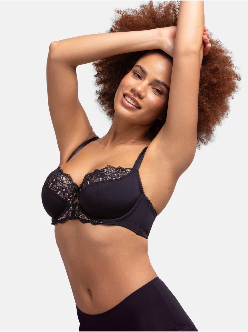 Soutien-gorge à couverture complète celine Dorina Noir - Kiabi