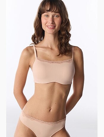 Soutien-gorge à encolure carrée et rembourré penti