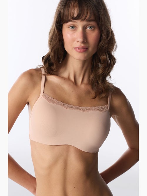 Soutien-gorge à encolure carrée et rembourré penti - Kiabi