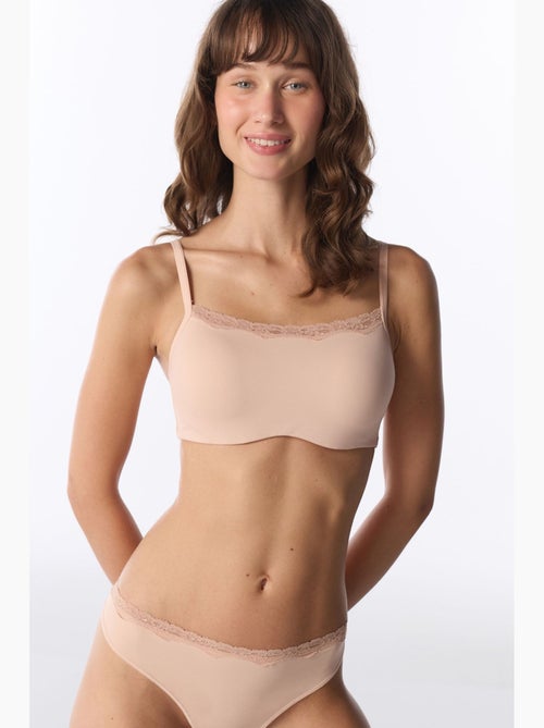 Soutien-gorge à encolure carrée et rembourré penti - Kiabi