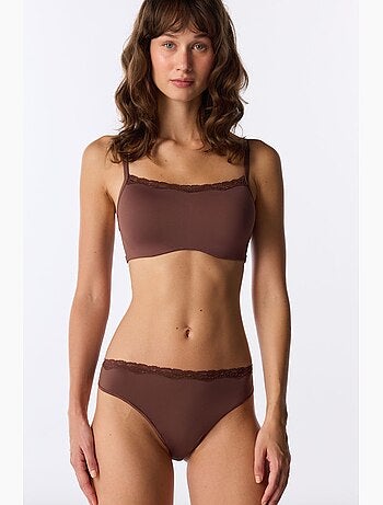 Soutien-gorge à encolure carrée et rembourré penti