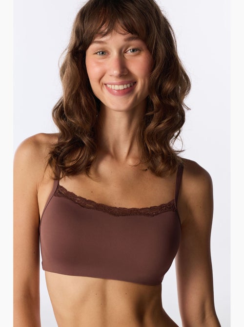 Soutien-gorge à encolure carrée et rembourré penti - Kiabi