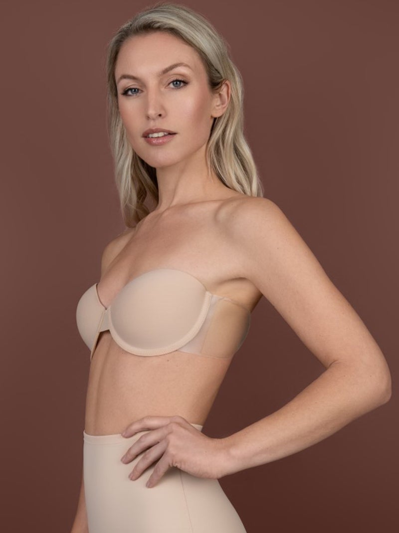 Soutien-gorge adhésif 'Bye Bra' beige - Kiabi