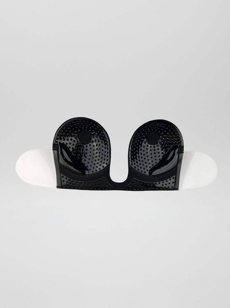 Soutien-gorge adhésif dos nu 'Bye Bra' noir - Kiabi