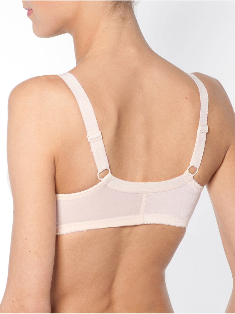 Soutien-gorge agrafé devant - DAXON Beige - Kiabi