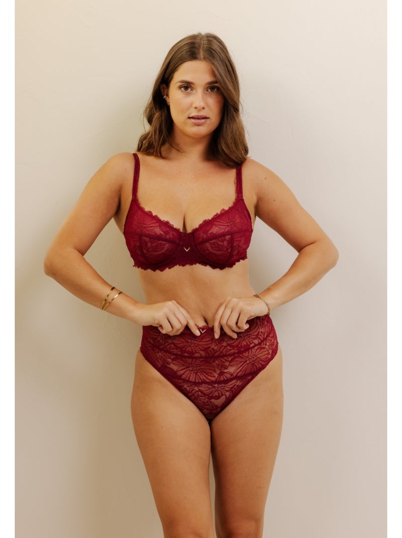 Soutien-gorge Alizée Rouge - Kiabi