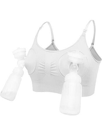 Soutien-gorge allaitement et tire-allaitement Blanc