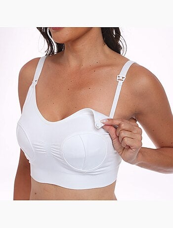 Soutien-gorge allaitement et tire-allaitement Blanc