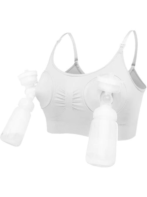 Soutien-gorge allaitement et tire-allaitement Blanc - Kiabi