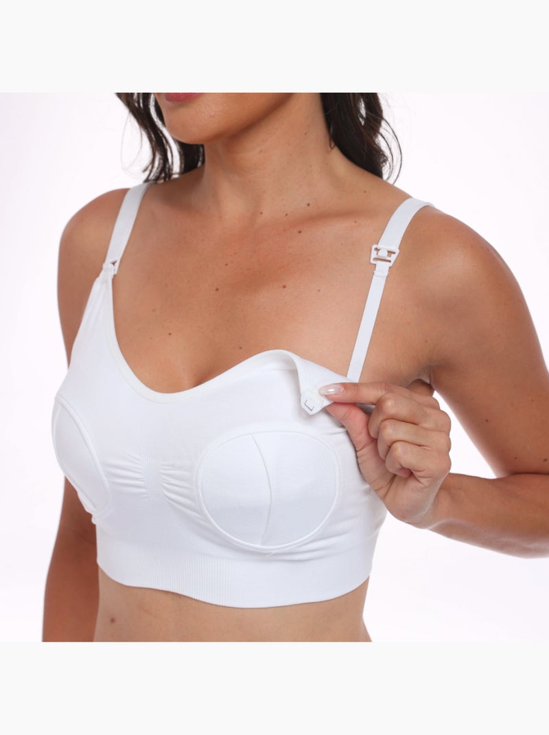 Soutien-gorge allaitement et tire-allaitement Blanc Blanc - Kiabi
