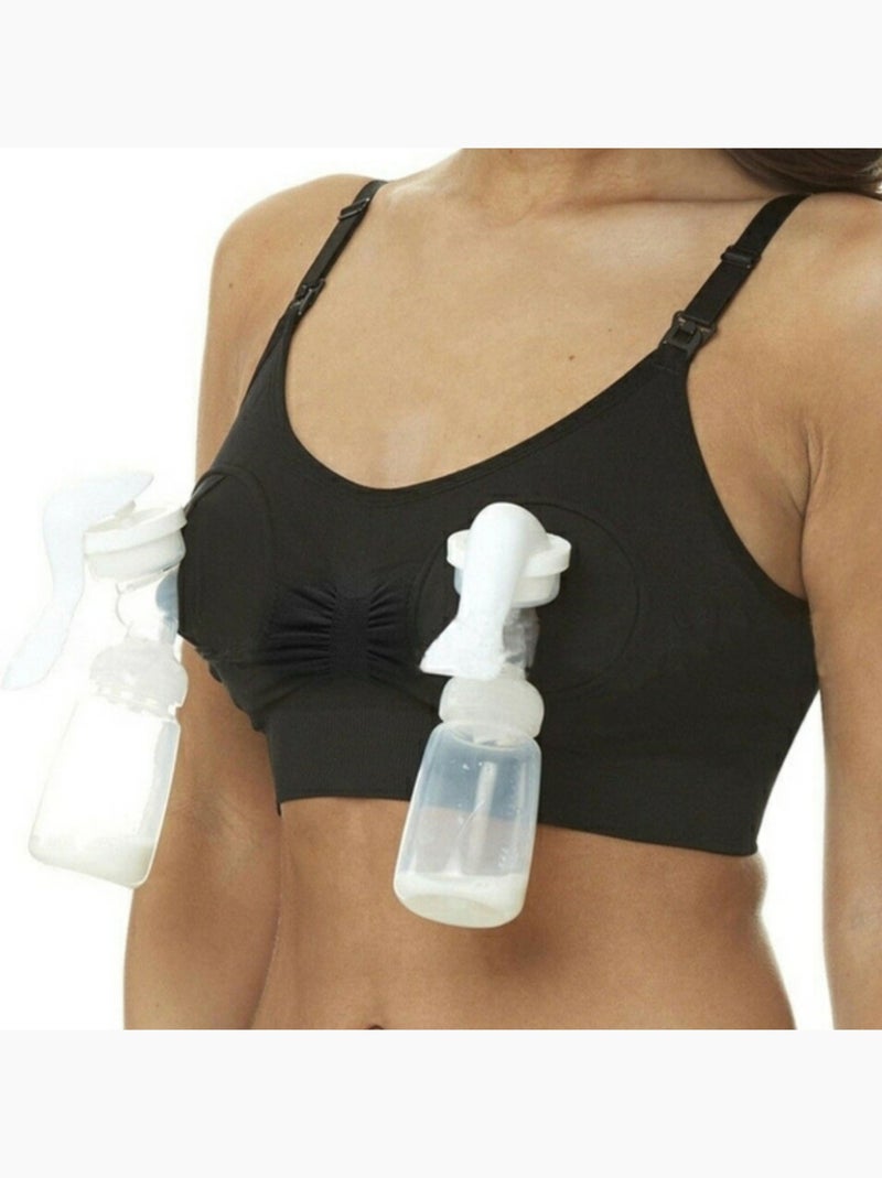 Soutien-gorge allaitement et tire-allaitement Gris Noir - Kiabi