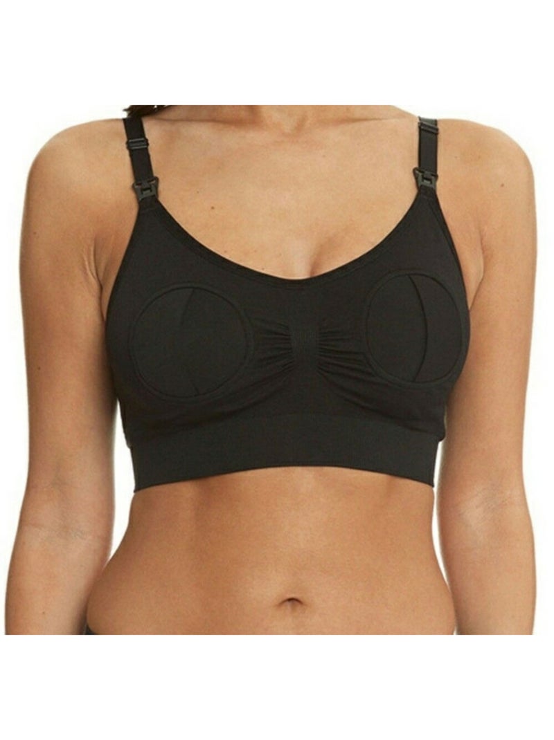Soutien-gorge allaitement et tire-allaitement Noir - Kiabi